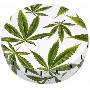 Caja Click Clack 5.5 cm. Marihuana leaf 2